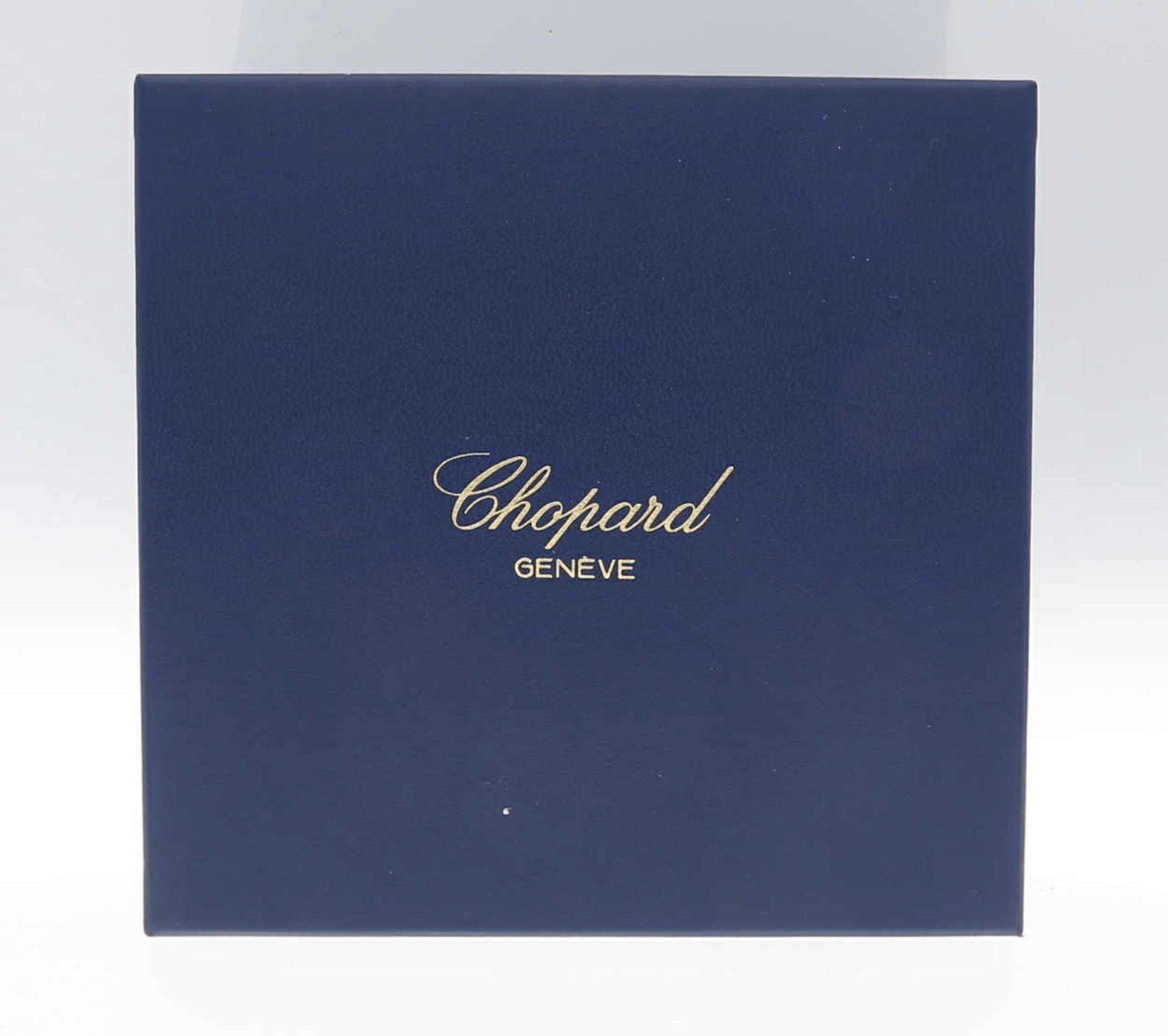 CHOPARD Damenarmbanduhr Happy Sport in Gelbgold 18K mit 5 Saphir-Cabochons von zus. ca. 0,73 ct - Bild 4 aus 6