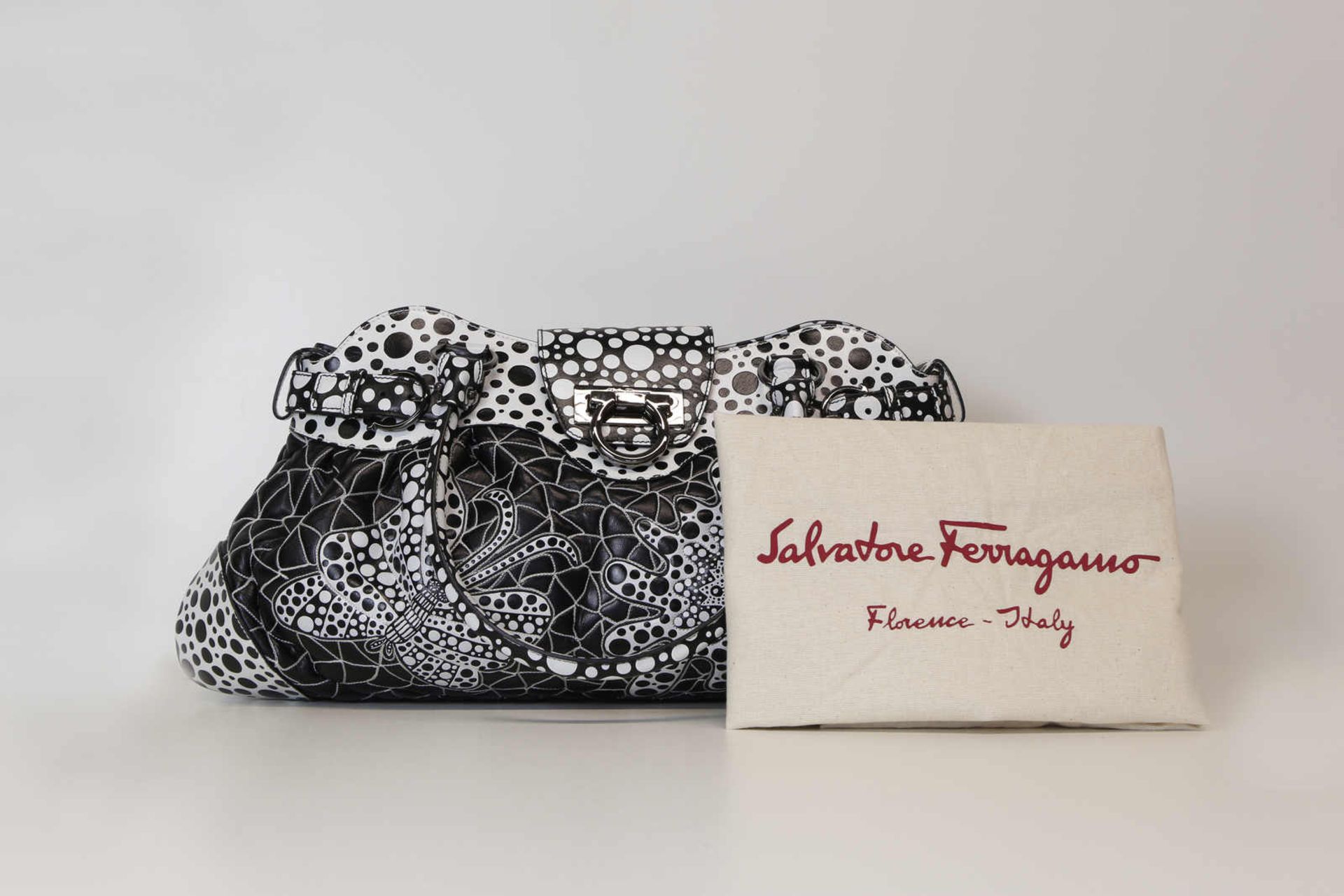 Salvatore Ferragamo Handtasche Auf 250 Stück limitierte und sehr seltene Handtasche von Salvatore - Image 5 of 8