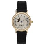 BREGUET Damenarmbanduhr Breguet Classique Mondphase mit dezentrierter Sekunde in Gelbgold 18K.