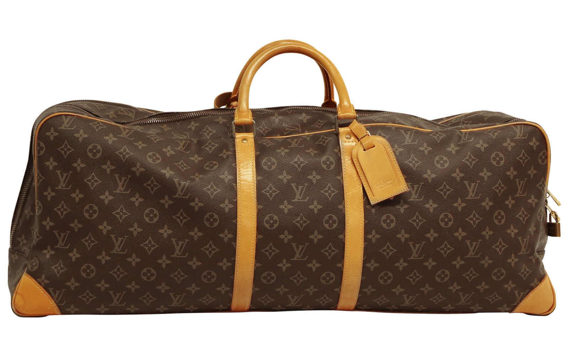 LOUIS VUITTON TENNISTASCHE Ein Vintage Liebhaberstück aus den 60er Jahren, Monogram Canvas braun.