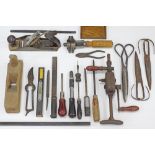 Vintage carpenter's tools.