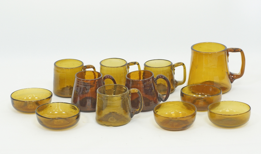 Syrian or Hebron hand blown glassware