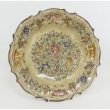 Persian style ceramic charger