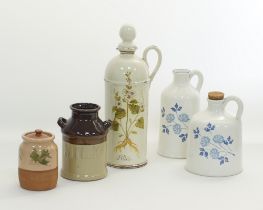 Ceramic bottles and jars