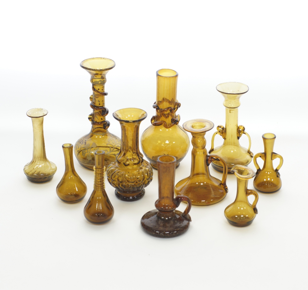 Syrian or Hebron hand blown glassware