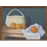 Andreas Asproftas (Cyprus 1919-2004) Still life with oranges on a table