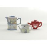 Miniature porcelain tea pots