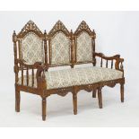 A Syrian three seater settee