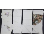 Four cotton tablecloths