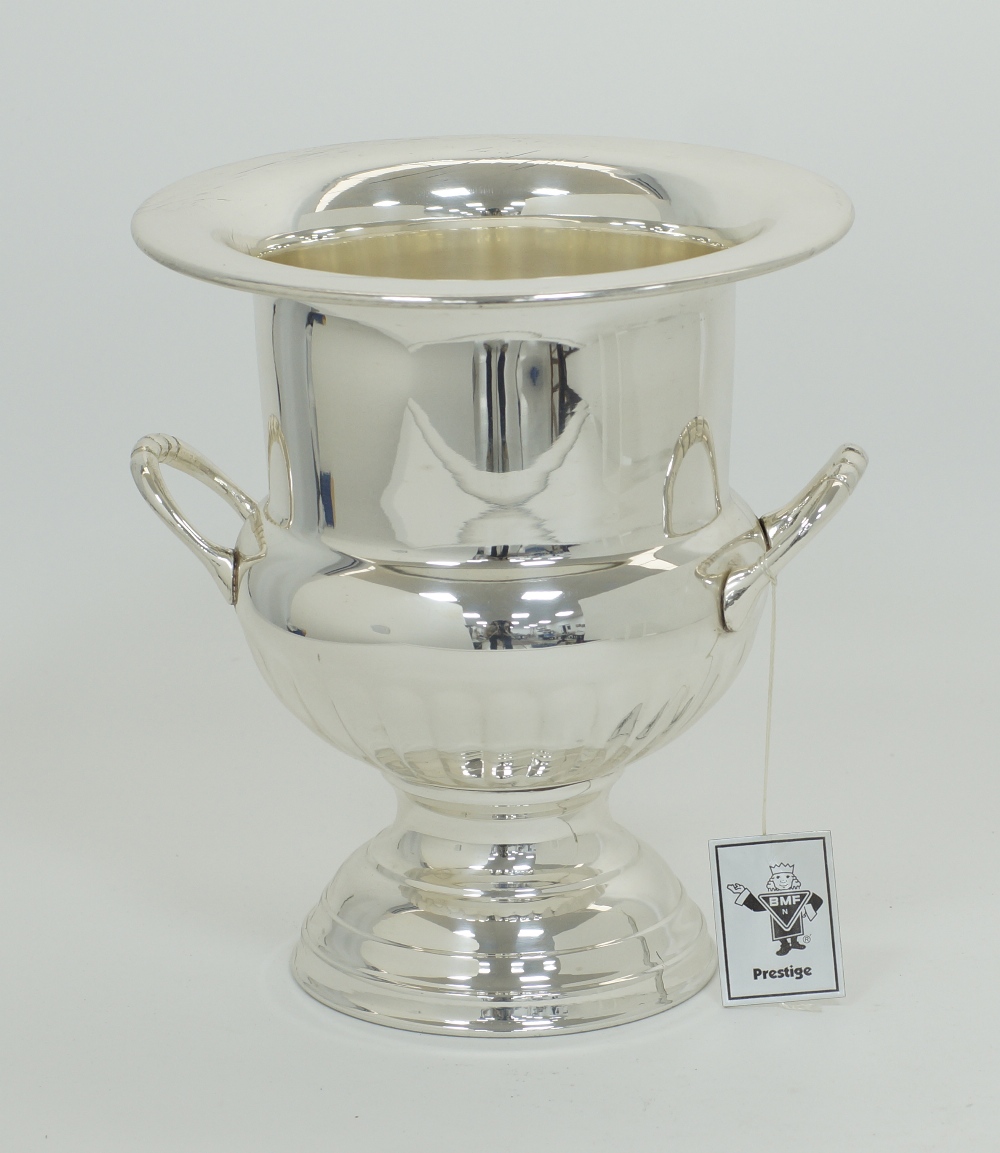 W. German BMF Prestige silver plated wine cooler