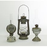 Vintage oil and paraffin lamps