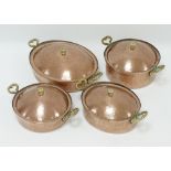 Cypriot tinned copper hammered cauldrons