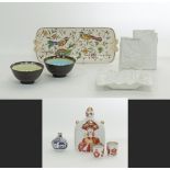 A collection of decorative porcelain