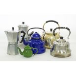 Vintage metal kettles