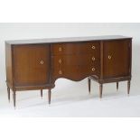 Regency style mahogany sideboard dresser