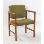 Scandinavian style teak armchair