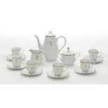 A modern Japanese "Royal China" porcelain coffee set