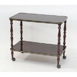 Mid century two tier tea trolley