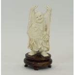 Chinese ivory carving of a standing Buddha