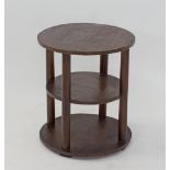 A round three tier side table