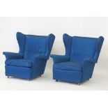 G-Plan set of two wing armchairs