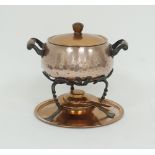 Swiss Tinned Copper Fondue Pot
