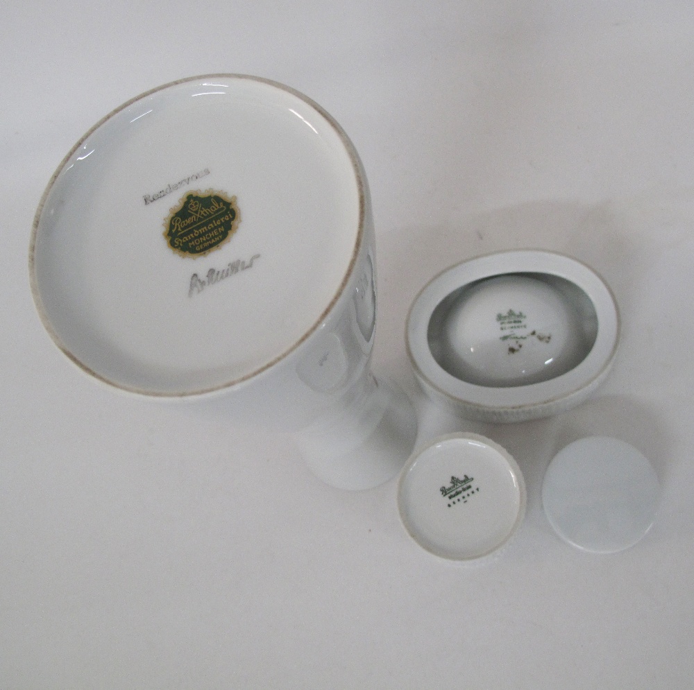 A collection of Rosenthal white porcelain ornaments - Image 3 of 5