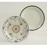 Two large English ceramic serving dishes by Ridgways