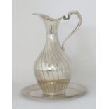 A Cypriot silver pitcher