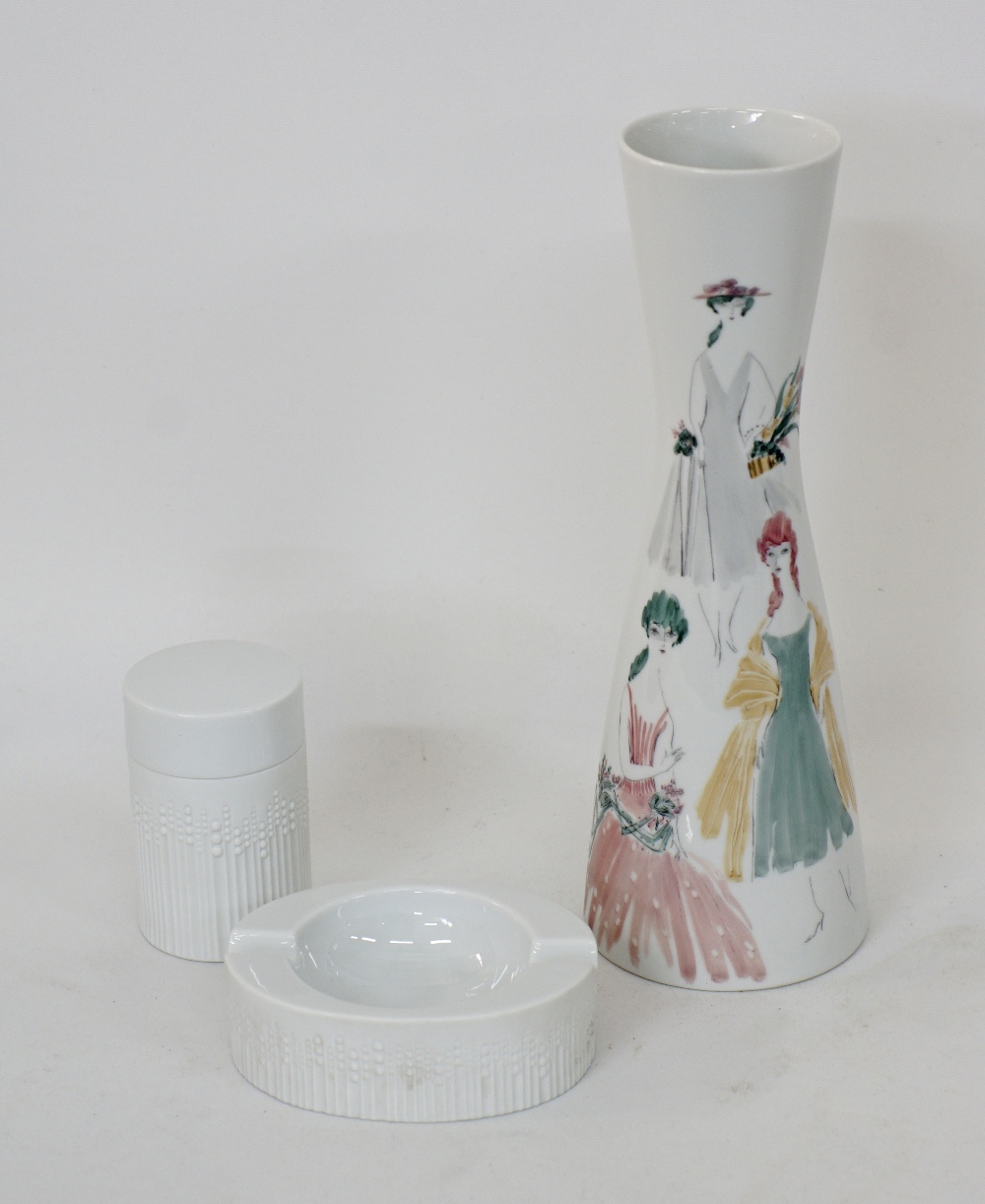 A collection of Rosenthal white porcelain ornaments