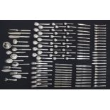 A set of C. HUGO POTT silver plated flatware, Solingen - Germany.