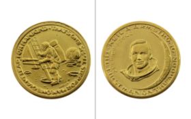 Neil A.Armstrong Medaille 3.07 g 999.9 Feingold 