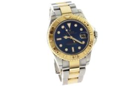 Rolex Yacht - Master Ref. 168623 Automatik 750/- Gelbgold/Edelstahl ohne Box und Papiere 