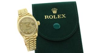 Rolex Datejust Ref. 69178 Automatik 750/- Gelbgold brutto 69.43 g ohne Box und Papiere 