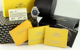 Breitling Chronometer A37330 Automatik Edelstahl mit Box und Papiere