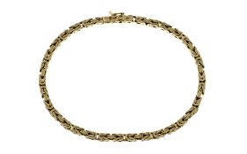 Koenigsarmband 13.02 g 585/- Gelbgold Laenge 19.00 cm