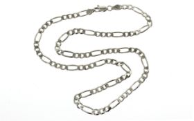 Figarokette 13.78 g 925/- Silber Laenge 45.00 cm