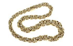 Kette 54.02 g 585/- Gelbgold und Weissgold Laenge 45.00 cm