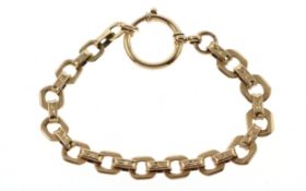 Armband 22.66 g 585/- Rotgold Laenge 20.00 cm