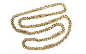 Kette 113.33 g 585/- Gelbgold Laenge 77.00 cm