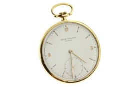 Patek Philippe Taschenuhr Handaufzug 750/- Gelbgold. Reparatur und ueberholung notwendig. 56.87g