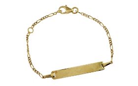 Kinder - Armband 1.39 g 585/- Gelbgold Laenge 12.00 cm