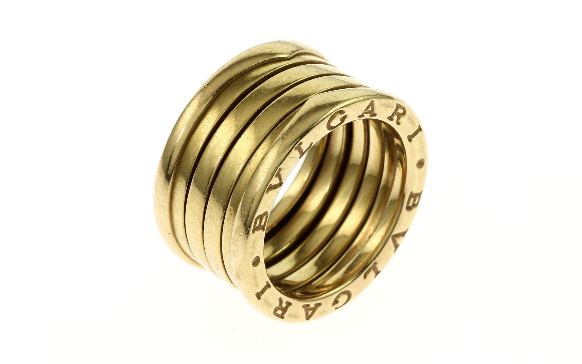 BVLGARI Ring 12.18g 750/- Gelbgold. Ringgroesse ca. 52