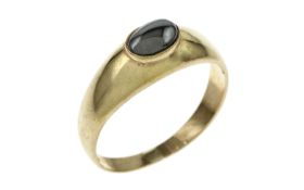 Ring 1.86g 333/- Gelbgold mit Farbstein. Ringgroesse ca. 49