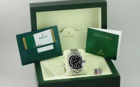 Rolex Submariner Date Ref. 116610LN Automatik Edelstahl. mit Box und Papiere. LC150. Kaufdatum: 04.1