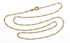 Kette 2.49g 585/- Gelbgold. Laenge ca. 42.00 cm