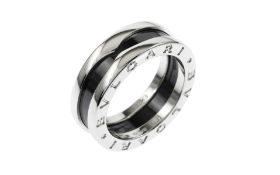 Bulgari Ring Save the Children 5.7g 925/- Silber AN855770/50. Ringgroesse 50