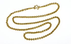 Kette 15.2g 965/- Gelbgold. Laenge ca. 65 cm