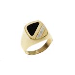 Ring 3.78g 585/- Gelbgold. Ringgroesse ca. 63