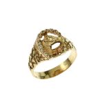 Ring 750/- Gelbgold mit Zirkonia